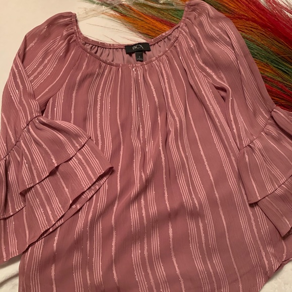 Pink Striped Blouse - Picture 1 of 4